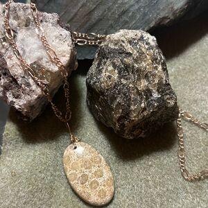 Fossilized Coral Handmade Necklace